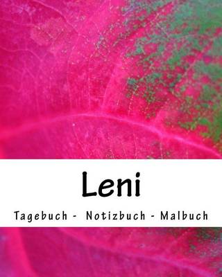 Book cover for Leni - Tagebuch - Notizbuch - Malbuch