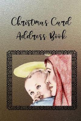 Book cover for Christmas Card Address Book