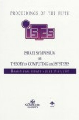 Cover of Israel Symposium on the Theory of Computing Systems (Istcs '97)