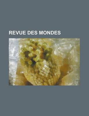 Book cover for Revue Des Mondes