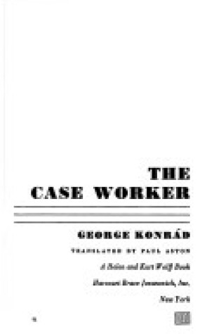 Cover of The Case Worker