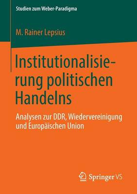 Cover of Institutionalisierung Politischen Handelns