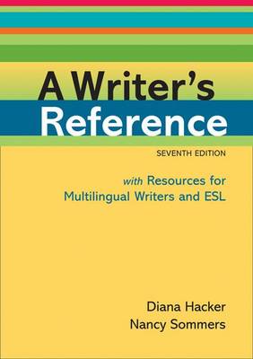 Book cover for A Writer's Reference with Resources for Multilingual Writers and ESL