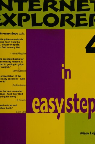 Cover of Internet Explorer 4 in Easy Steps