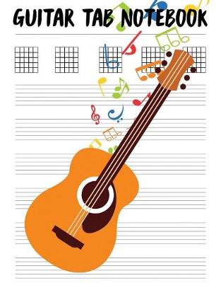 Book cover for Guitar Tab Notebook