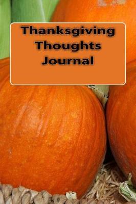 Book cover for Thanksgiving Thoughts Journal