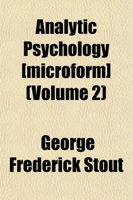 Book cover for Analytic Psychology [Microform] (Volume 2)