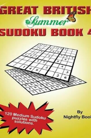 Cover of Great British Summer Sudoku. Book 4 Medium