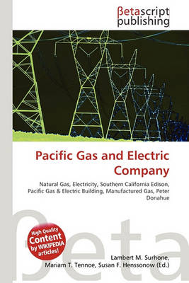 Cover of Pacific Gas and Electric Company