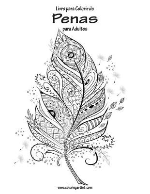 Cover of Livro para Colorir de Penas para Adultos