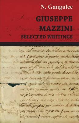 Book cover for Giuseppe Mazzini