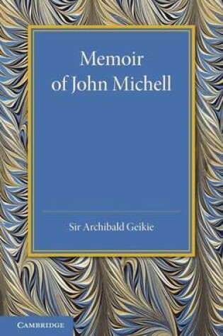 Cover of Memoir of John Michell