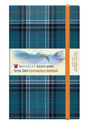 Book cover for Blue Loch Waverley Tartan Notebook/Journal: Large: 21 x 13cm