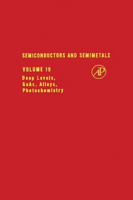 Book cover for Semiconductors & Semimetals V19