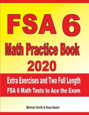 Book cover for FSA 6 Math Practice Book 2020