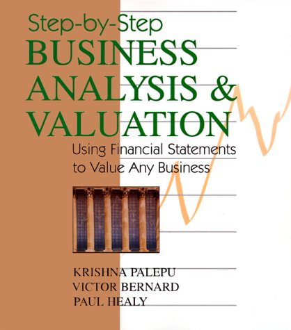 Book cover for Step-by-step Business Analysis and Valuation