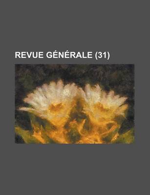 Book cover for Revue Generale (31)