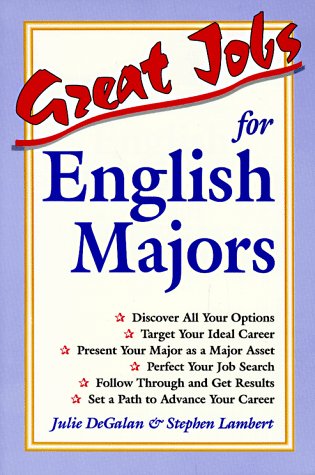 Book cover for Great Jobs for English Majors