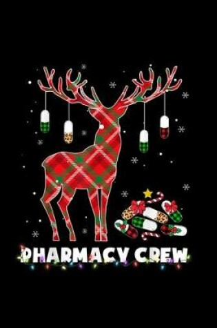 Cover of Buffalo Plaid Reindeer Pharmacist Pharmacy Crew Christmas