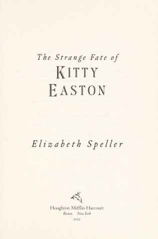 Cover of The Strange Fate of Kitty Easton