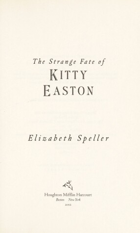 Book cover for The Strange Fate of Kitty Easton