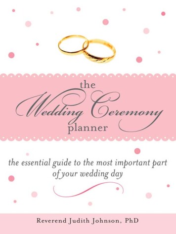 Book cover for The Wedding Ceremony Planner