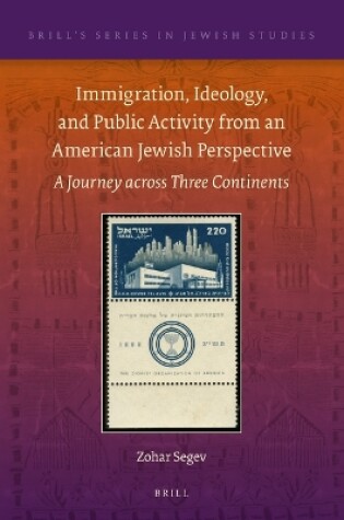 Cover of Immigration, Ideology, and Public Activity from an American Jewish Perspective