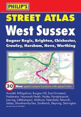 Book cover for Philip's Street Atlas West Sussex