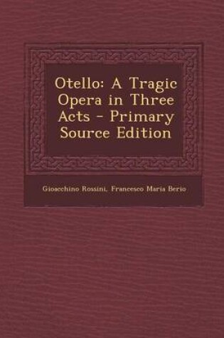 Cover of Otello