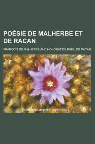 Cover of Poesie de Malherbe Et de Racan