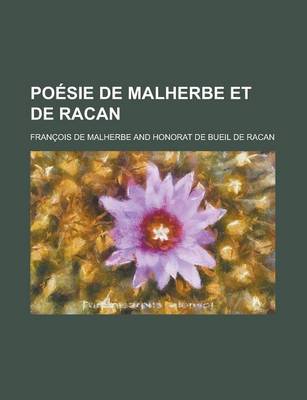 Book cover for Poesie de Malherbe Et de Racan