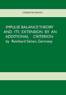 Book cover for Impulse Balance Theory and its Extension by an Additional Criterion