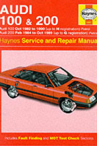 Cover of Audi 100 1982-90 and 200 1984-89 Service and Repair Manual