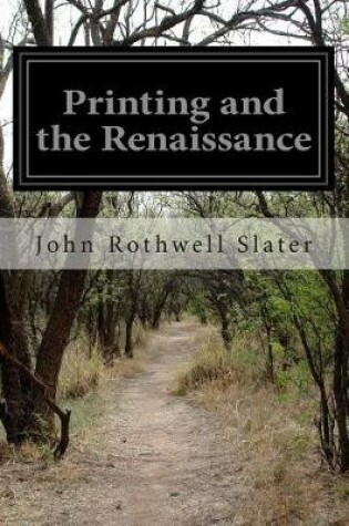 Cover of Printing and the Renaissance