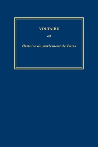 Cover of Œuvres complètes de Voltaire (Complete Works of Voltaire) 68