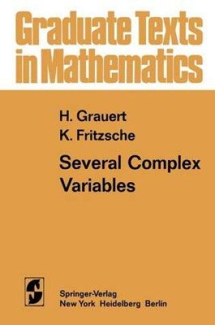 Cover of Several Complex Variables