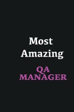 Cover of Most Amazing QA manager