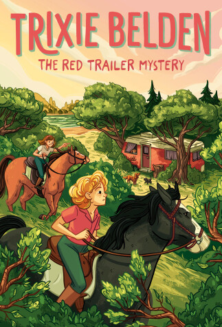 Book cover for The Red Trailer Mystery: Trixie Belden