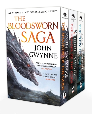 Cover of The Bloodsworn Saga Boxed Set: The Shadow of the Gods, the Hunger of the Gods, the Fury of the Gods