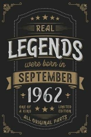 Cover of Real Legends were born in September 1962