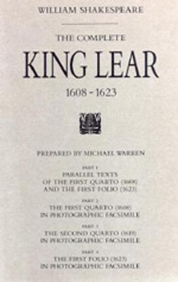 Book cover for The Complete King Lear, 1608-1623