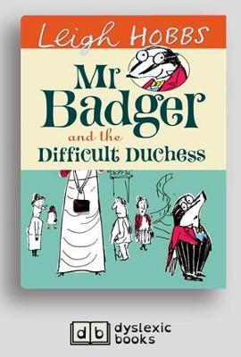 Book cover for Mr Badger and the Difficult Duchess