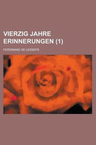 Cover of Vierzig Jahre Erinnerungen (1)