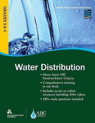 Book cover for WSO Water Distribution, Grades 3 & 4