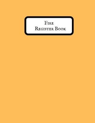 Book cover for Fire Register Book