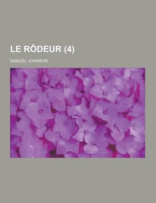 Book cover for Le Rodeur (4 )