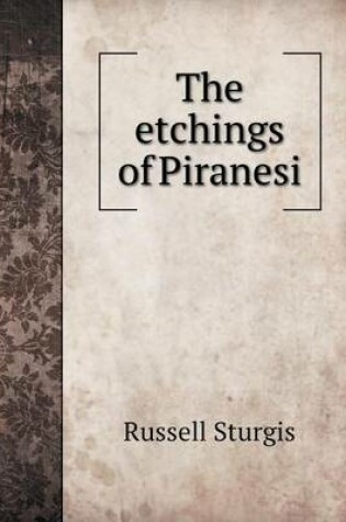 Cover of The etchings of Piranesi