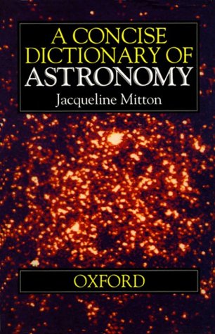 Book cover for A Concise Dictionary of Astronomy