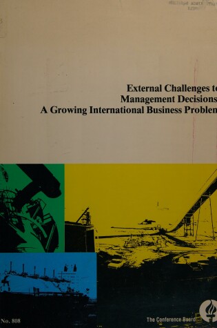 Cover of External Challenges to Management Decisions