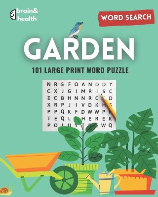 Book cover for Garden Word Search Puzzle Book